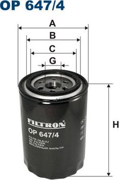 Filtron OP647/4 — Filtr oleju