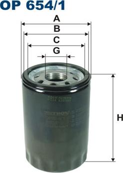 Filtron OP654/1 — Filtr oleju
