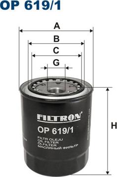 Filtron OP619/1 — Filtr oleju