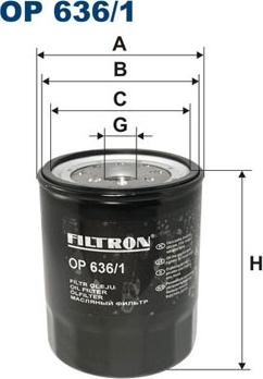 Filtron OP636/1 — Filtr oleju