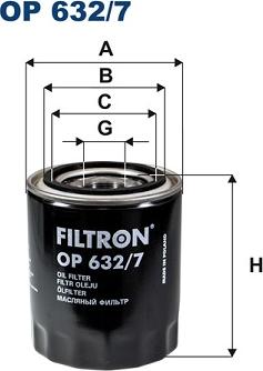 Filtron OP632/7 — Filtr oleju