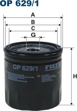 Filtron OP629/1 — Filtr oleju