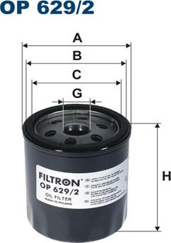 Filtron OP629/2 — Filtr oleju