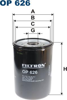 Filtron OP626 — Filtr oleju