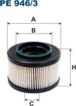 Filtron PE946/3 — Filtr paliwa