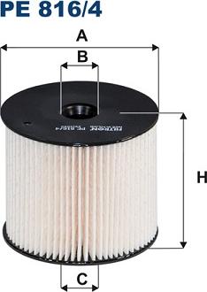 Filtron PE816/4 — Filtr paliwa