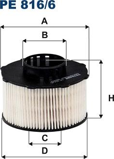 Filtron PE 816/6 — Filtr paliwa