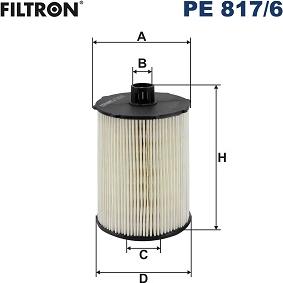 Filtron PE 817/6 — Filtr paliwa