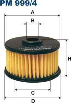 Filtron PM999/4 - WKLAD FILTRA DO INST.GAZ.-MEDA-