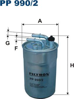 Filtron PP990/2 — Filtr paliwa