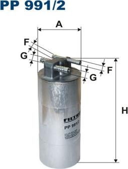 Filtron PP991/2 — Filtr paliwa