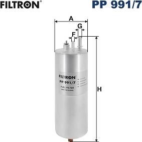 Filtron PP 991/7 — Filtr paliwa