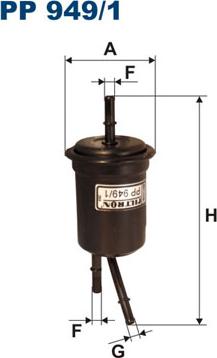 Filtron PP949/1 — Filtr paliwa