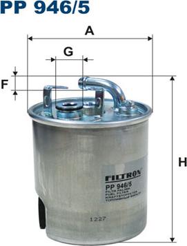 Filtron PP946/5 — Filtr paliwa