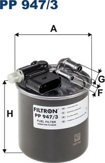 Filtron PP 947/3 — Filtr paliwa