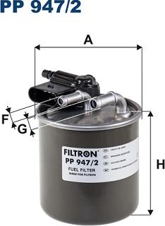 Filtron PP 947/2 — Filtr paliwa