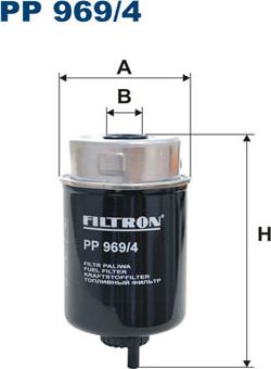 Filtron PP969/4 - FILTR PALIWA
