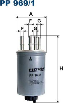 Filtron PP969/1 — Filtr paliwa