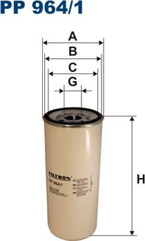 Filtron PP964/1 — Filtr paliwa