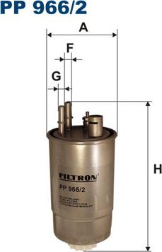 Filtron PP966/2 — Filtr paliwa