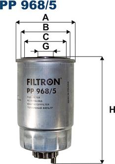 Filtron PP968/5 — Filtr paliwa