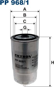 Filtron PP968/1 — Filtr paliwa