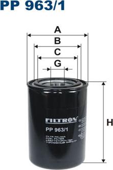 Filtron PP963/1 — Filtr paliwa