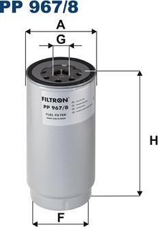 Filtron PP 967/8 — Filtr paliwa