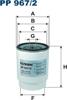 Filtron PP967/2 — Filtr paliwa