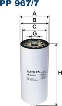 Filtron PP967/7 — Filtr paliwa