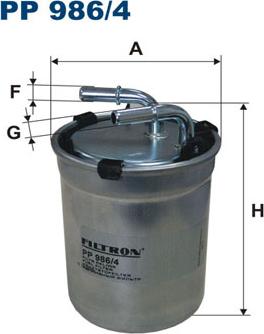 Filtron PP986/4 — Filtr paliwa