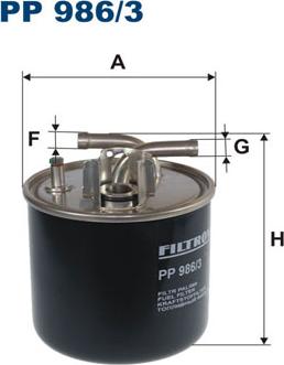 Filtron PP986/3 — Filtr paliwa