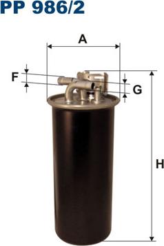 Filtron PP986/2 — Filtr paliwa
