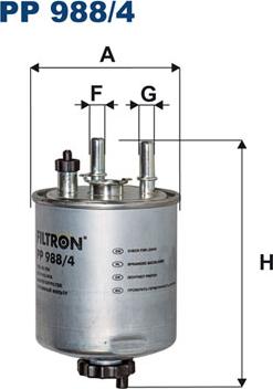 Filtron PP988/4 — Filtr paliwa
