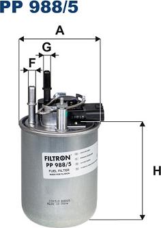 Filtron PP988/5 — Filtr paliwa