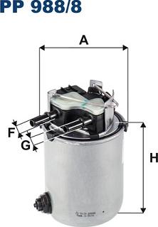 Filtron PP 988/8 — Filtr paliwa