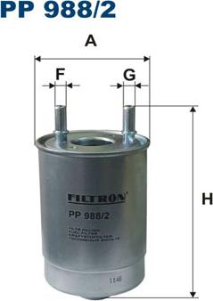 Filtron PP988/2 — Filtr paliwa