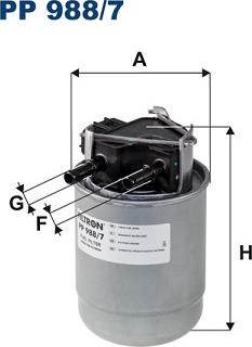 Filtron PP 988/7 — Filtr paliwa