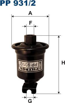 Filtron PP931/2 - Filtr paliwa