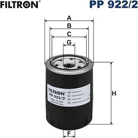 Filtron PP 922/2 — Filtr paliwa