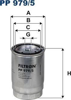 Filtron PP979/5 — Filtr paliwa