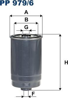 Filtron PP 979/6 — Filtr paliwa