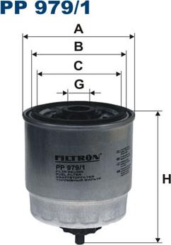 Filtron PP979/1 — Filtr paliwa