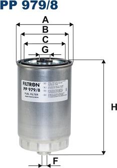 Filtron PP 979/8 — Filtr paliwa
