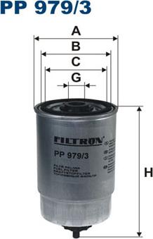 Filtron PP979/3 — Filtr paliwa