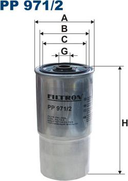 Filtron PP971/2 - FILTR PALIWA