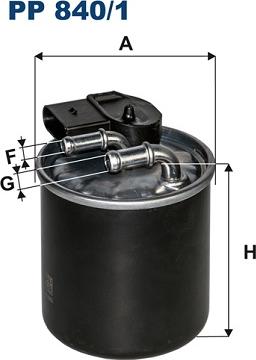 Filtron PP840/1 — Filtr paliwa