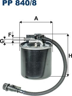 Filtron PP840/8 — Filtr paliwa