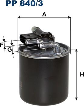 Filtron PP840/3 — Filtr paliwa
