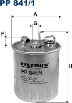 Filtron PP841/1 — Filtr paliwa
